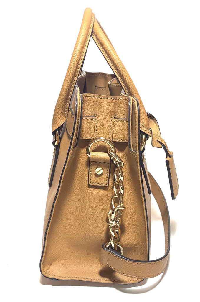 Michael Kors Tan Hamilton Lock Satchel | Gently Used |