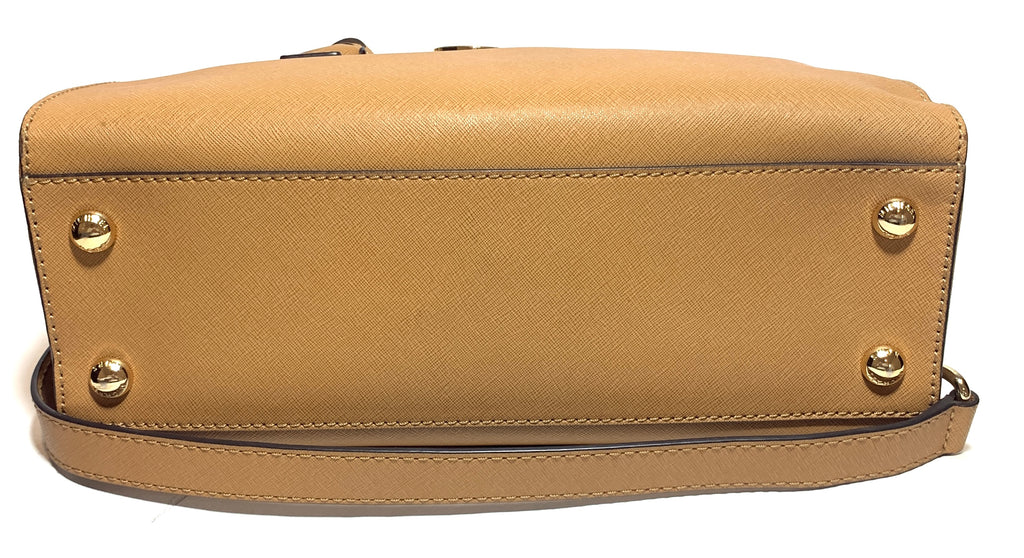 Michael Kors Tan Hamilton Lock Satchel | Gently Used |