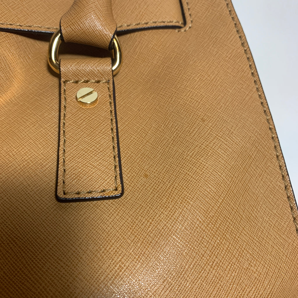 Michael Kors Tan Hamilton Lock Satchel | Gently Used |