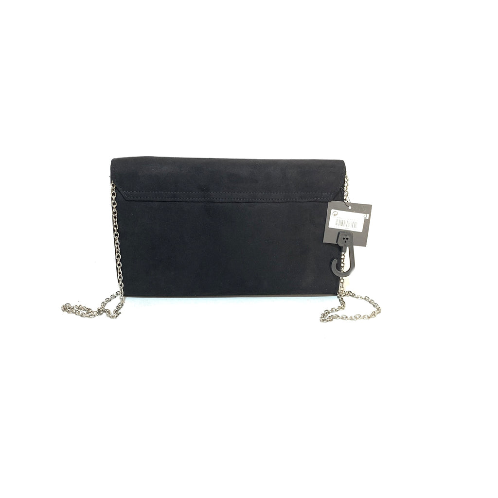 NEXT Black Suede Clutch | Brand New |