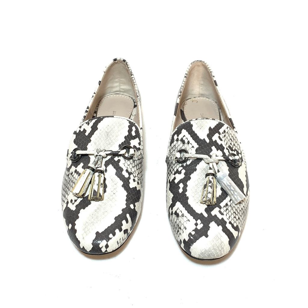ZARA Snakeskin Print Loafers | Gently Used |
