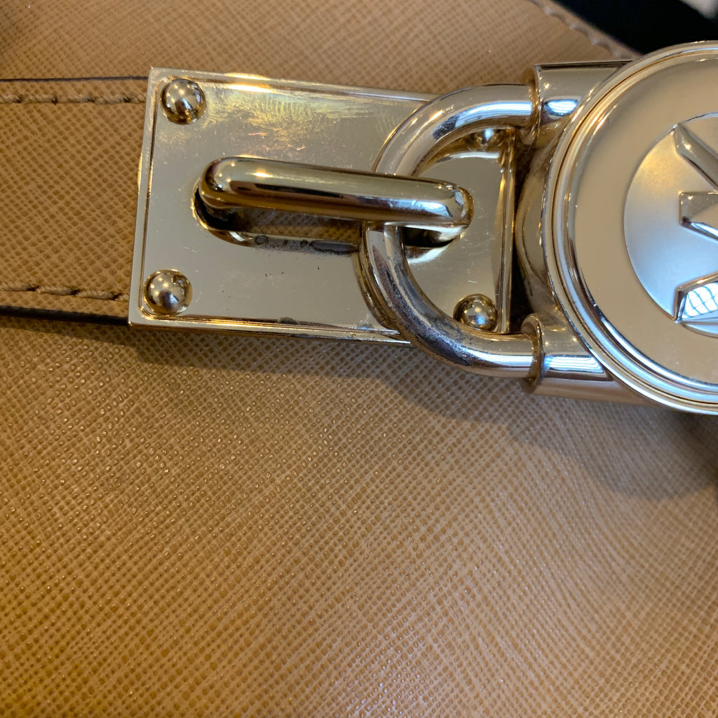 Michael Kors Tan Hamilton Lock Satchel | Gently Used |