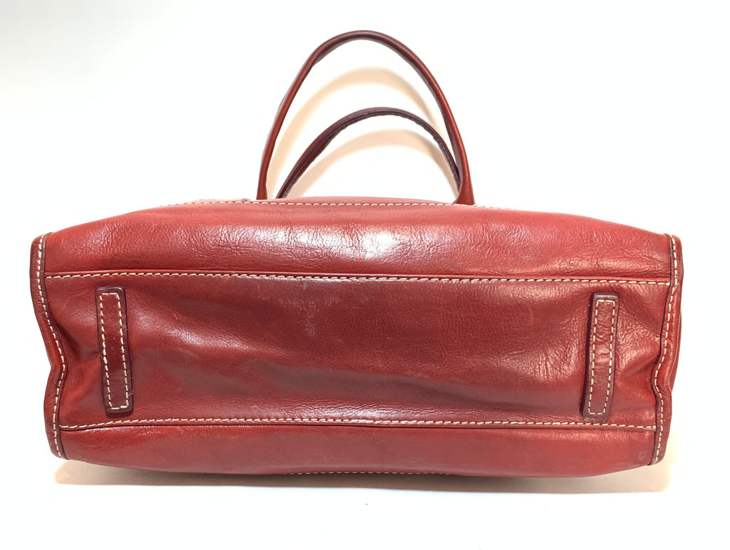 Michael Kors Burgundy Leather Tote | Pre Loved |