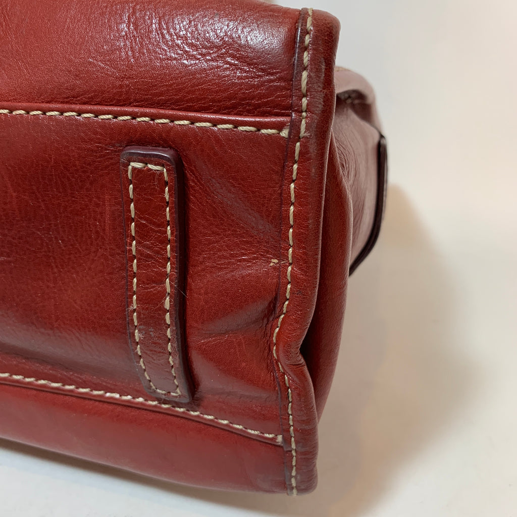 Michael Kors Burgundy Leather Tote | Pre Loved |