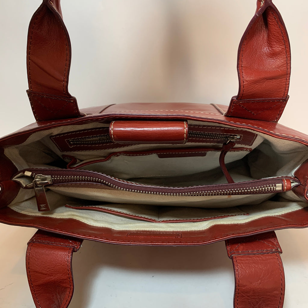 Michael Kors Burgundy Leather Tote | Pre Loved |