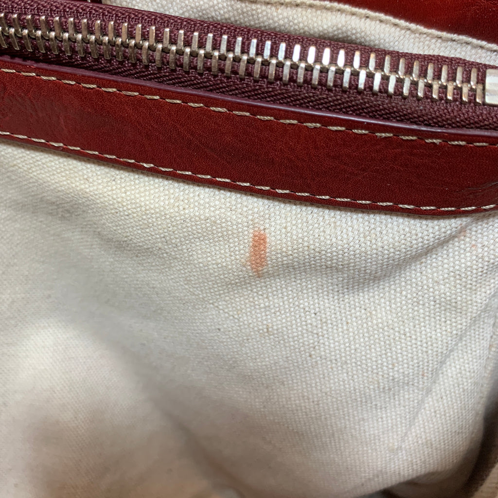 Michael Kors Burgundy Leather Tote | Pre Loved |