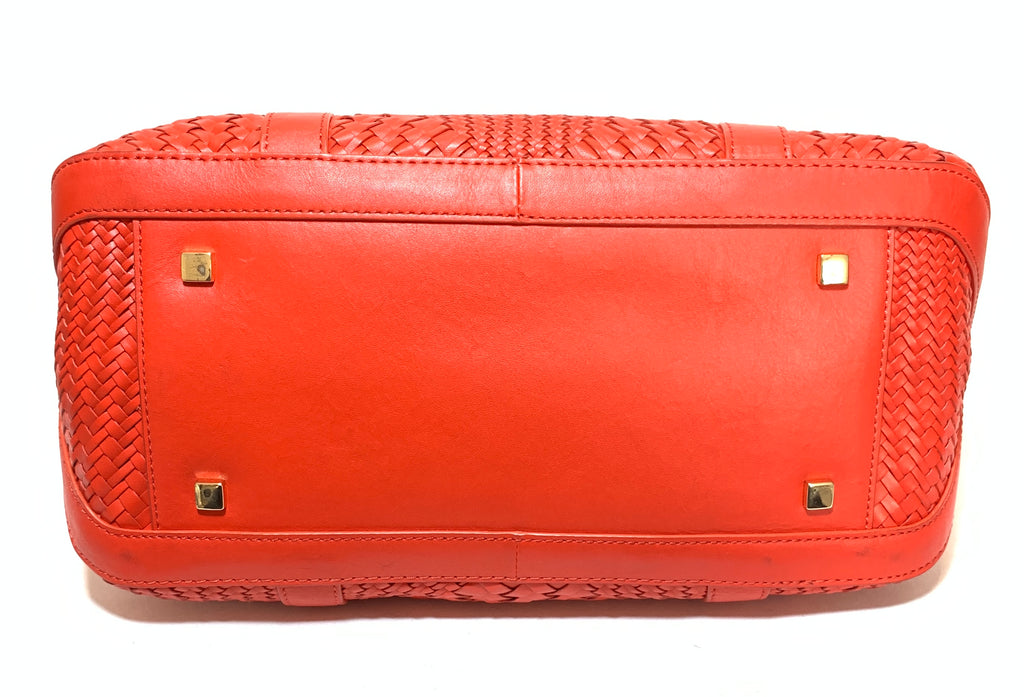 L.K. Bennett Red Quilted Leather Tote | Gently Used |