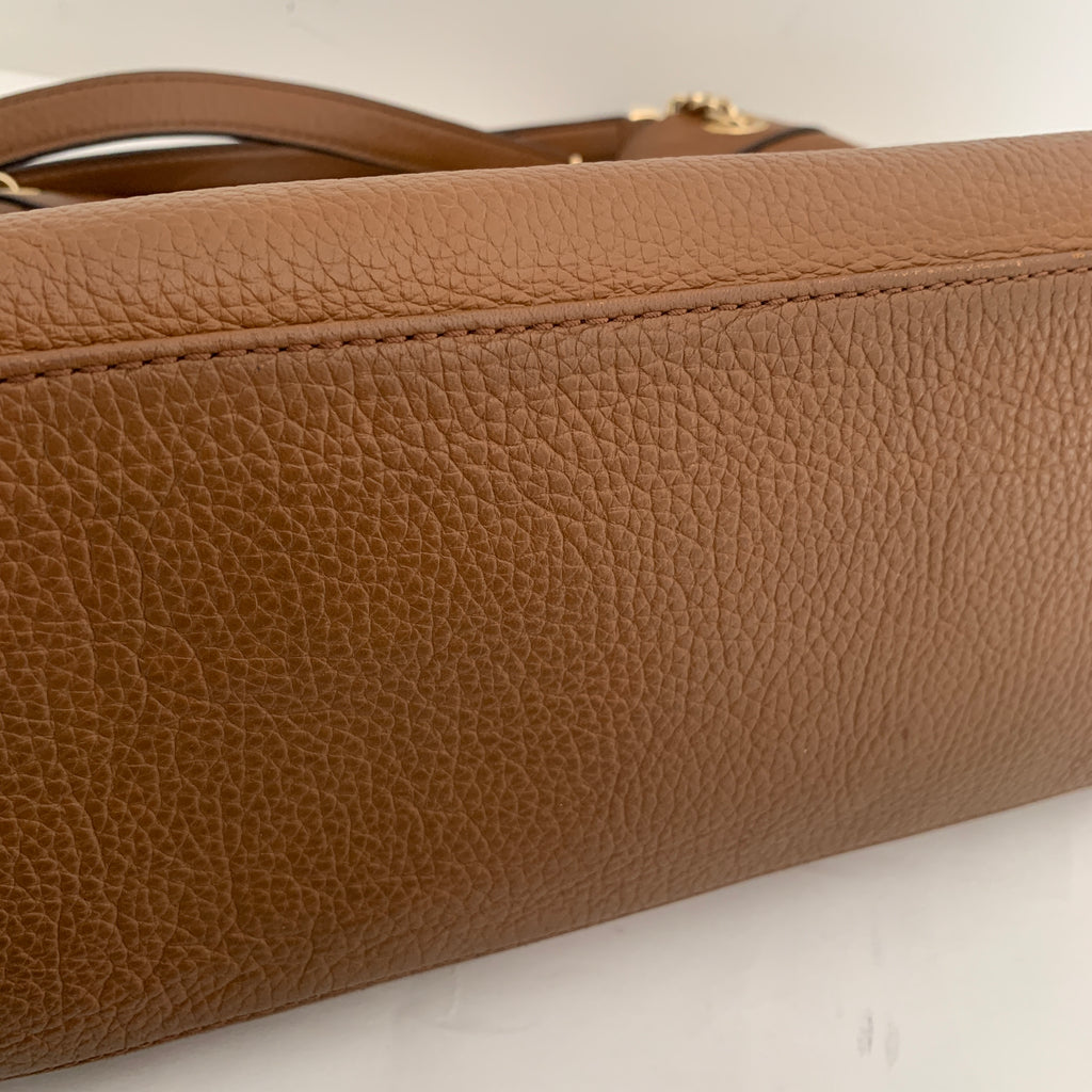 Michael Kors Tan Leather & Gold Chain Shoulder Bag | Pre Loved |