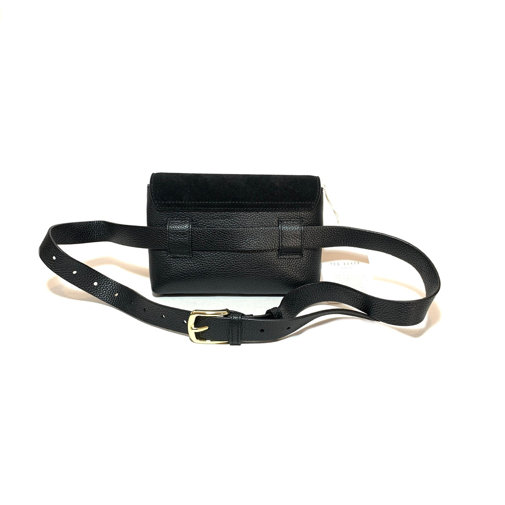 Ted Baker Black 'Marleea' Padlock Belt Bag | Brand New |