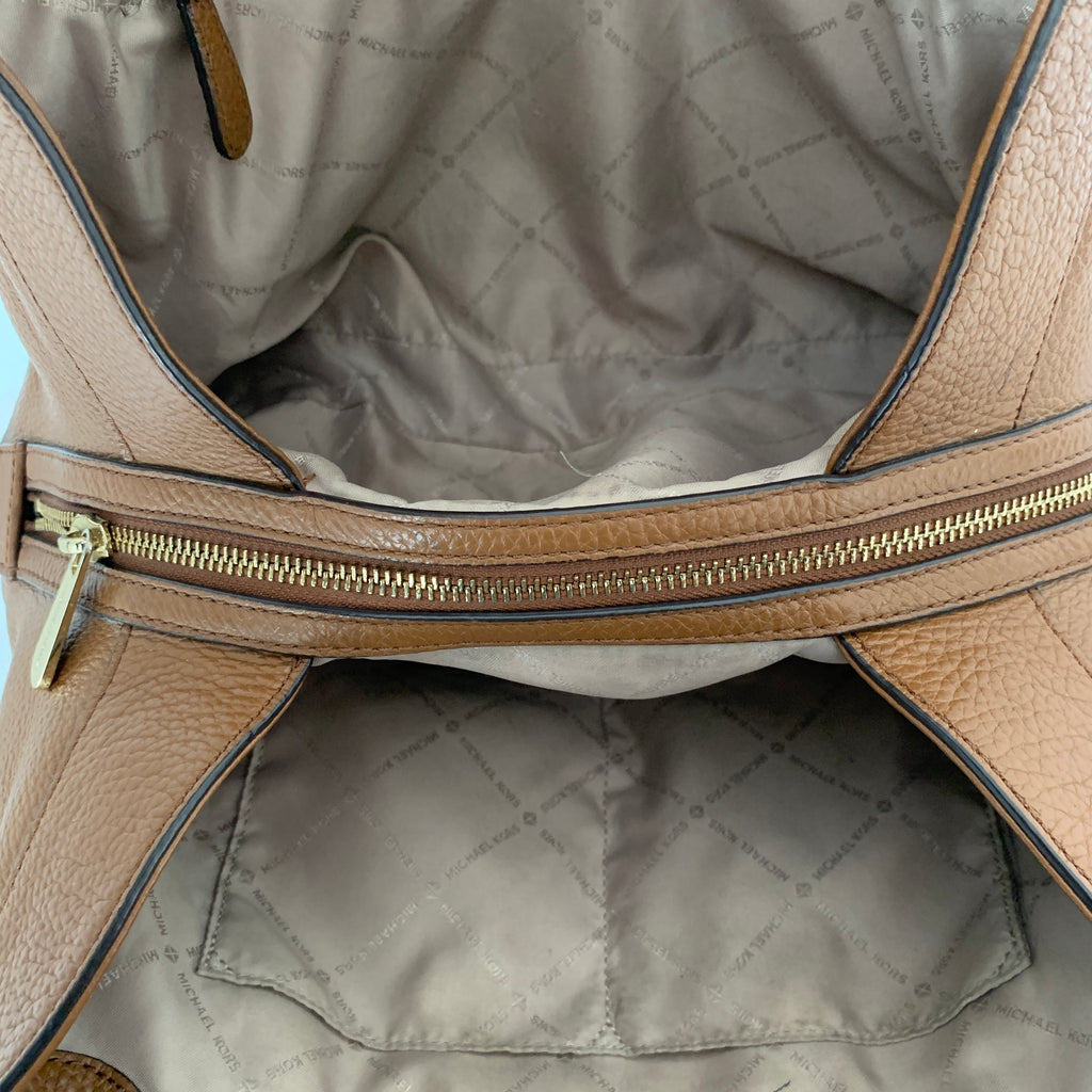 Michael Kors Tan Leather & Gold Chain Shoulder Bag | Pre Loved |