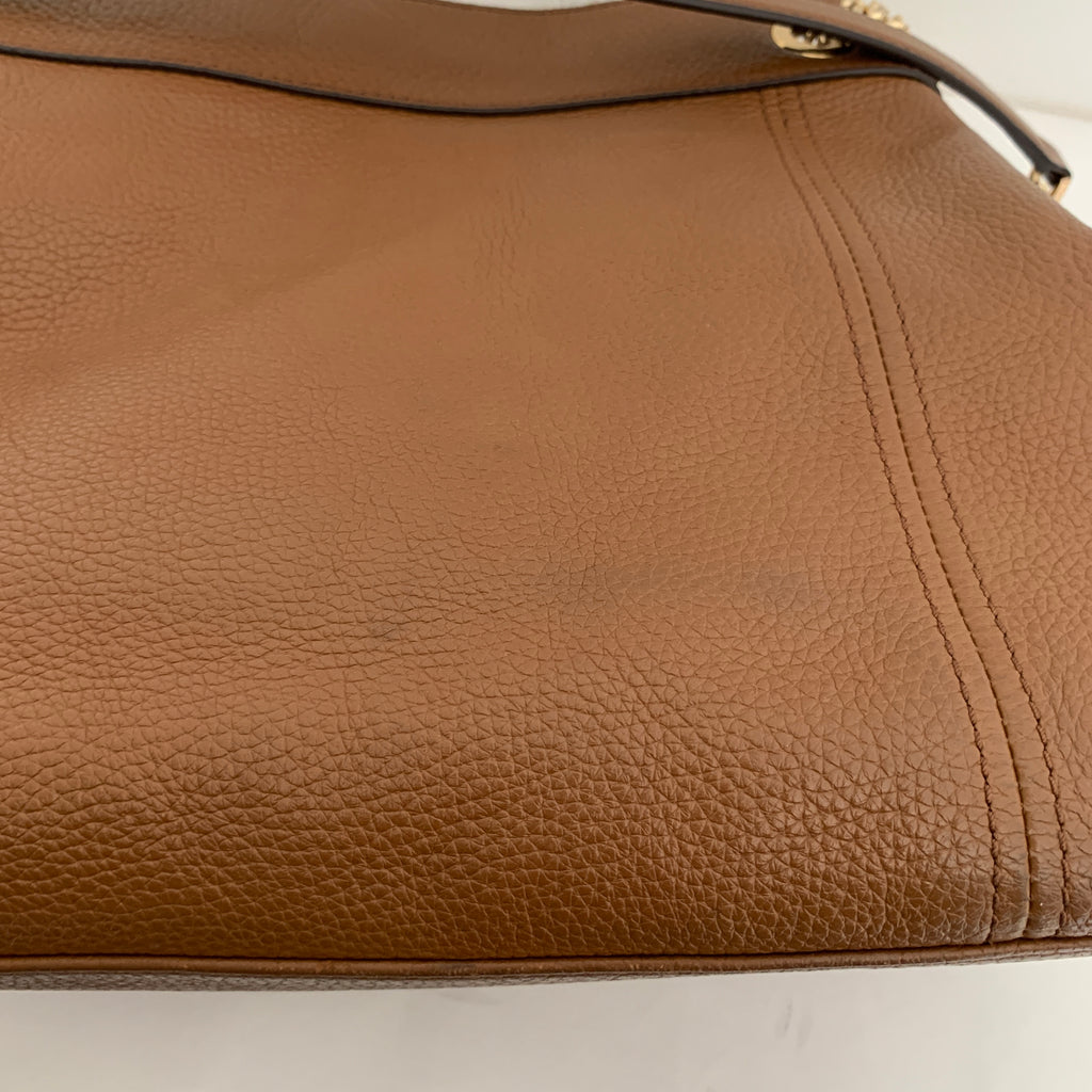 Michael Kors Tan Leather & Gold Chain Shoulder Bag | Pre Loved |