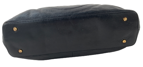 Tory Burch Black Leather 'Bombe' Tote | Pre Loved |