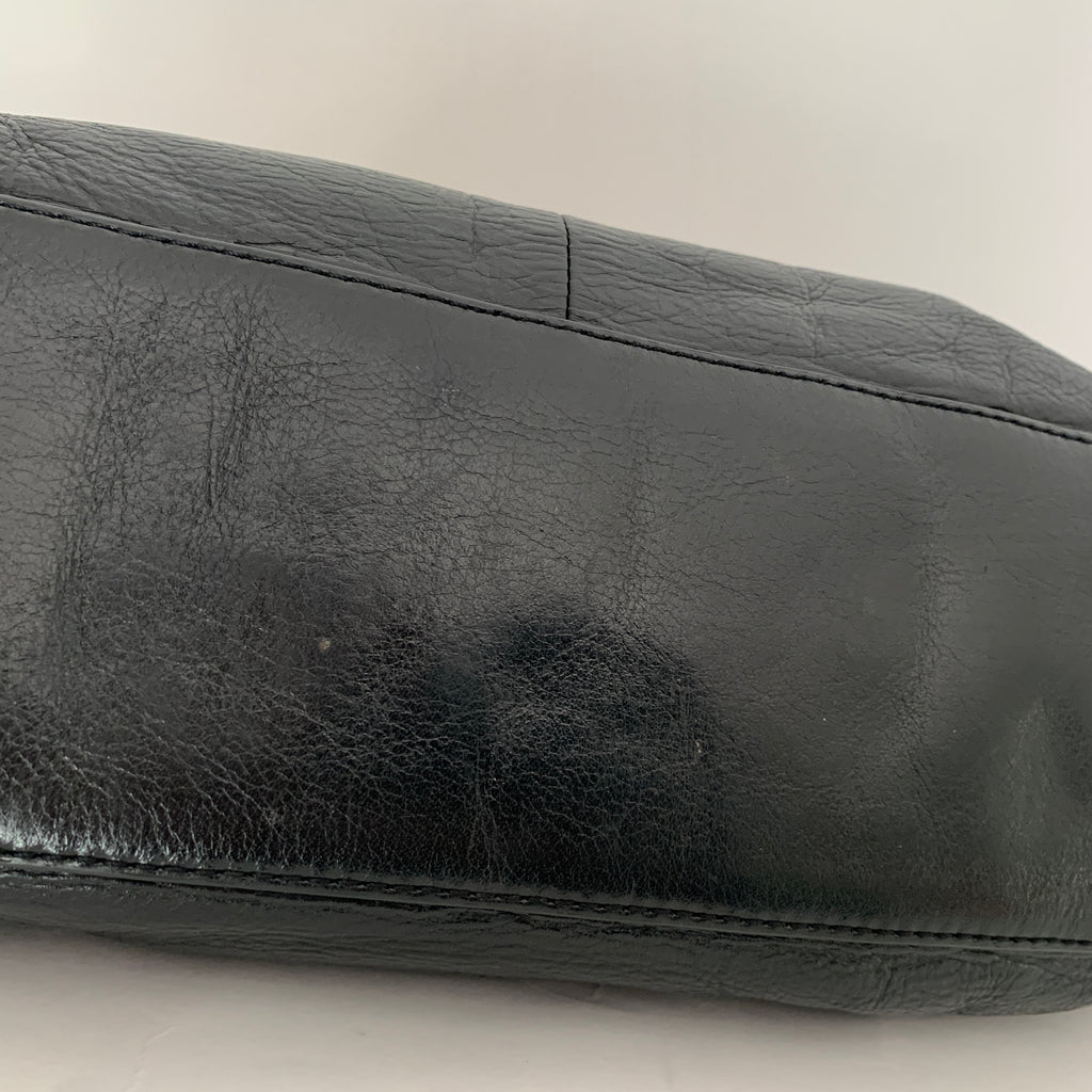 Tory Burch Black Leather 'Bombe' Tote | Pre Loved |