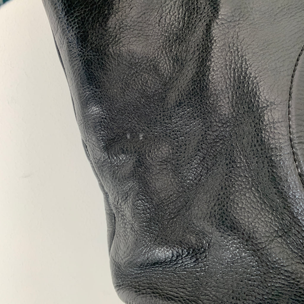 Tory Burch Black Leather 'Bombe' Tote | Pre Loved |