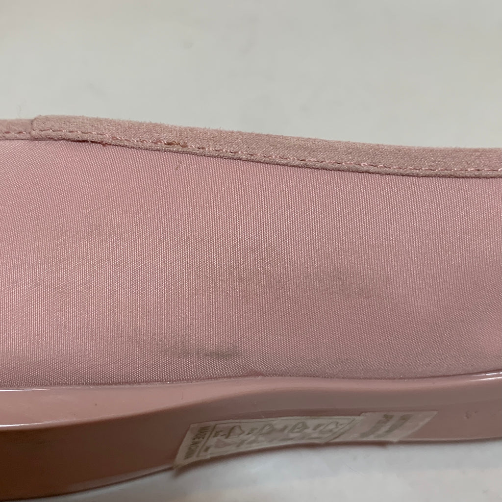 Ted Baker Light Pink Bow Canvas Ballet Flats | Gently Used |
