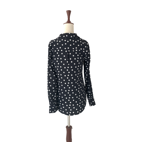 Merona Black Polka Dot Shirt | Brand New |