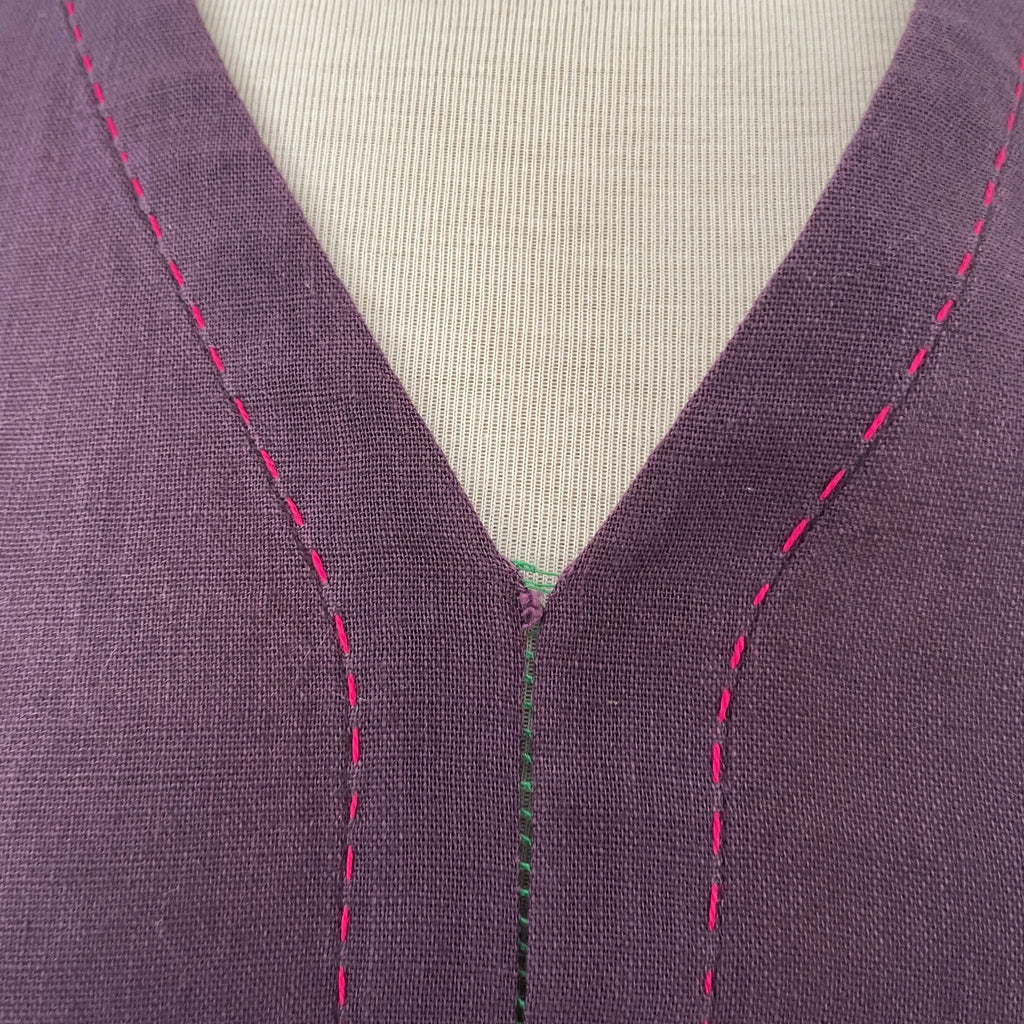 Miraka by Misha Lakhani Deep Purple Kurta | Gently Used |