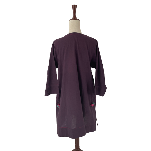 Miraka by Misha Lakhani Deep Purple Kurta | Gently Used |