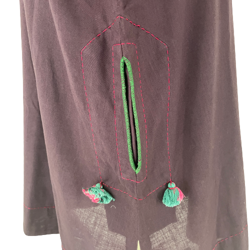 Miraka by Misha Lakhani Deep Purple Kurta | Gently Used |