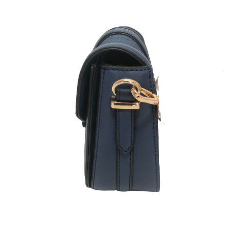 River Island Blue Monogram Crossbody | Brand New |