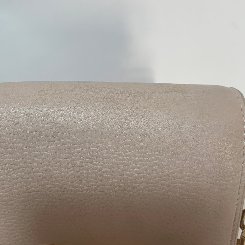 Tory Burch 'Britton' Beige Leather Cross Body Bag | Pre Loved |