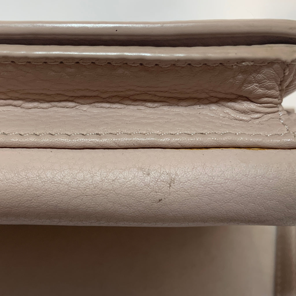 Tory Burch 'Britton' Beige Leather Cross Body Bag | Pre Loved |