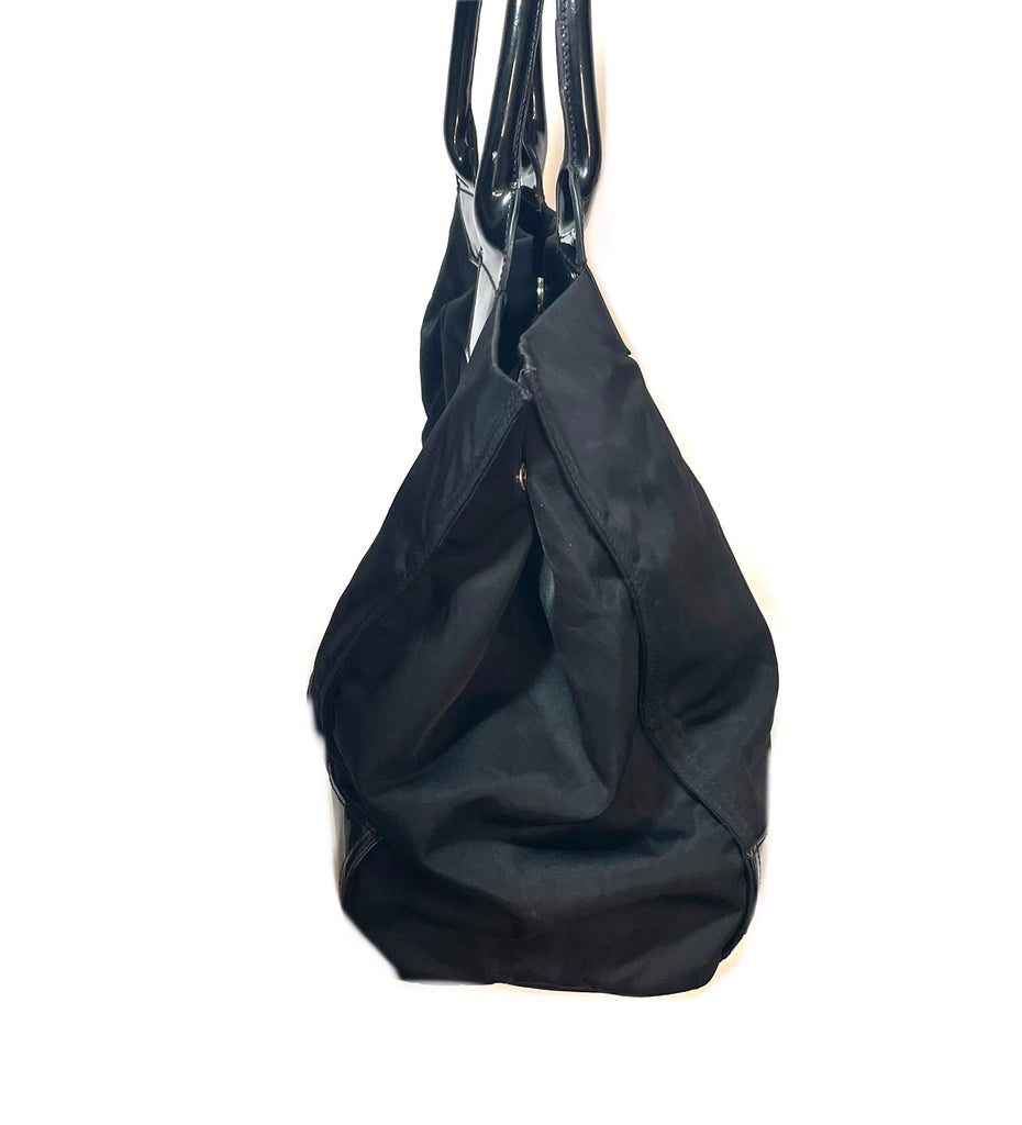 Tory Burch Black Large 'Ella' Nylon Tote | Pre Loved |