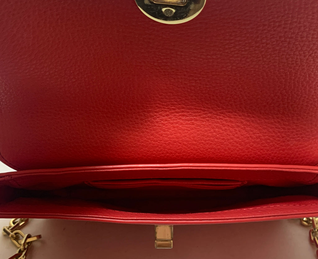 Tory Burch Watermelon Pink 'Kira' Leather Cross Body Bag | Pre Loved |