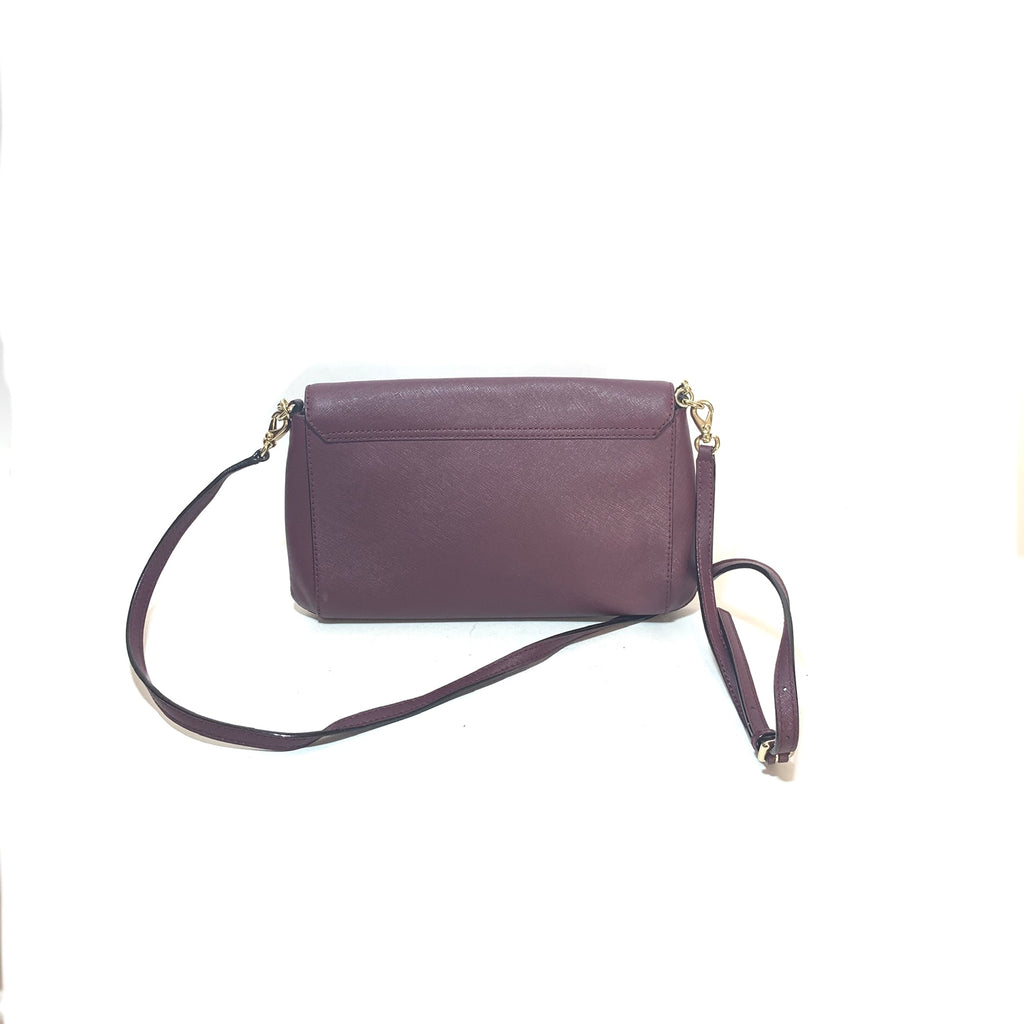 Kate Spade Purple Leather Cross Body Bag | Gently Used |