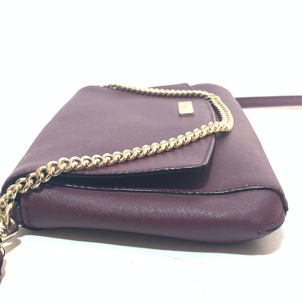 Kate Spade Purple Leather Cross Body Bag | Gently Used |