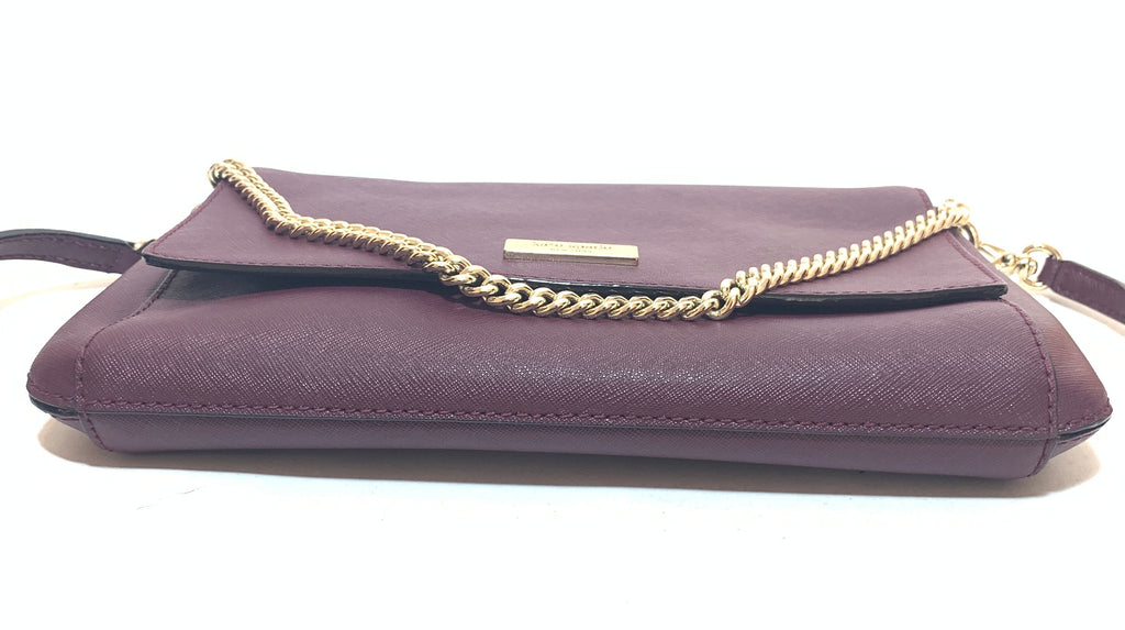Kate Spade Purple Leather Cross Body Bag | Gently Used |