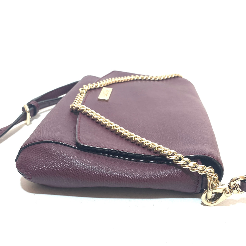 Kate Spade Purple Leather Cross Body Bag | Gently Used |