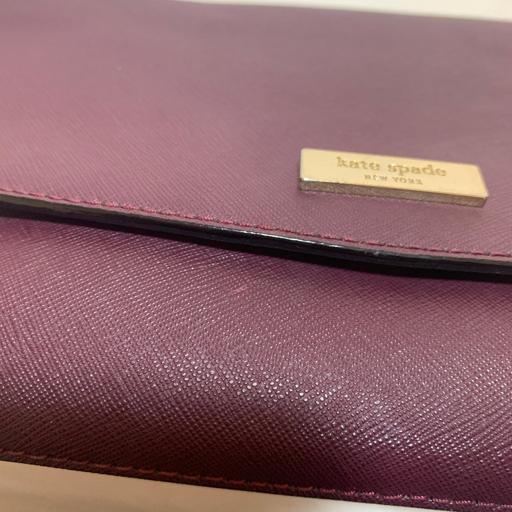 Kate Spade Purple Leather Cross Body Bag | Gently Used |