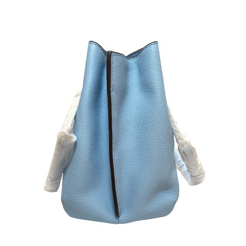 Michael Kors 'Teagan' Sky Leather Shoulder Bag | Brand New |
