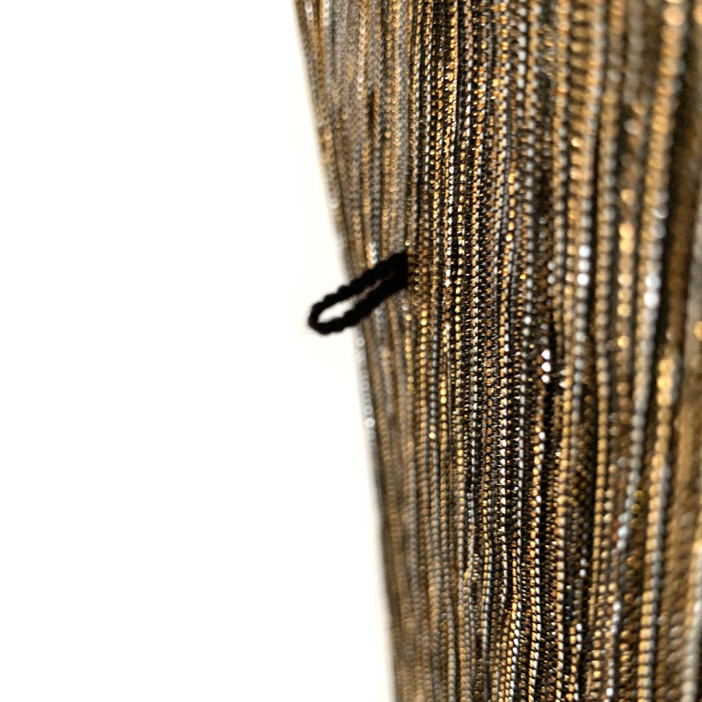 H&M Gold Pleated One-shoulder Dress | Brand New |