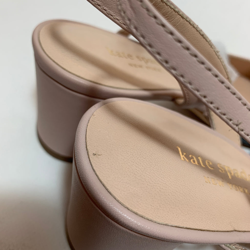 Kate Spade 'Midge' Black & Nude Leather Pumps | Like New |