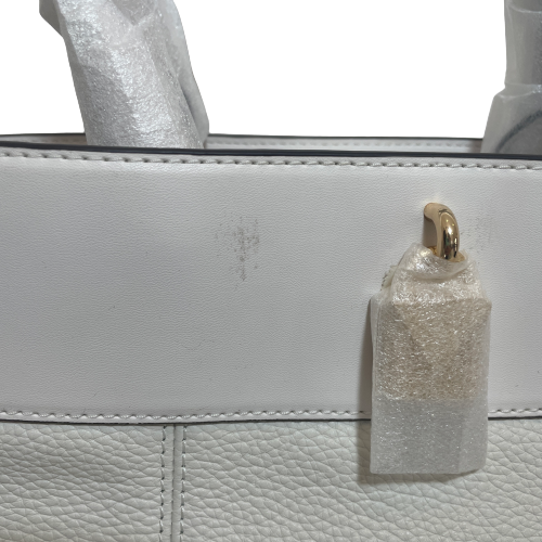 Michael Kors 'Gramercy' White Large Leather Satchel | Brand New |