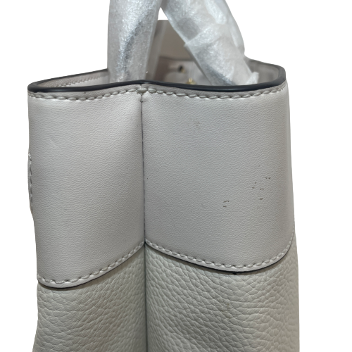 Michael Kors 'Gramercy' White Large Leather Satchel | Brand New |