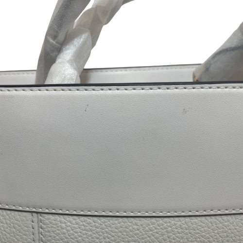 Michael Kors 'Gramercy' White Large Leather Satchel | Brand New |