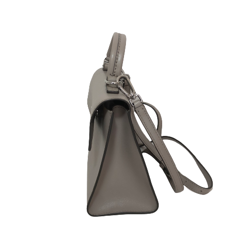 Tory Burch Grey Leather Small 'Parker' Satchel | Pre Loved |