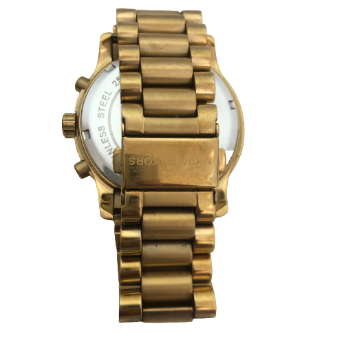 Michael Kors MK5916 Gold Chronograph Watch | Pre Loved |