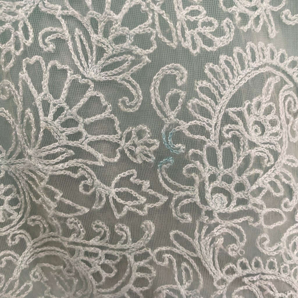 Threadz Mint Green with Silver Embroidery Kameez | Pre Loved |