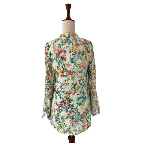ZARA Printed Floral Long Shirt | Gently Used |