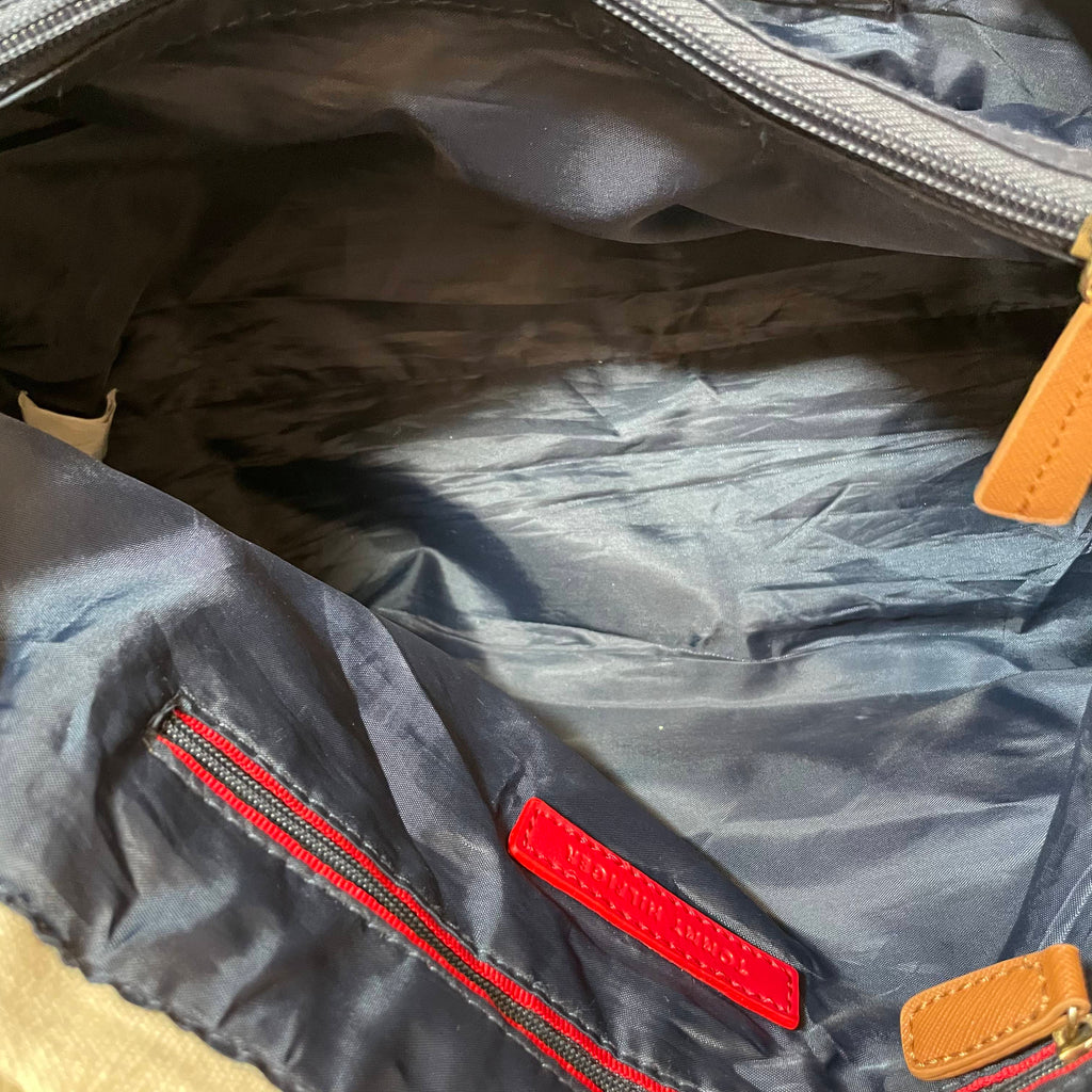 Tommy Hilfiger Cream Canvas Tote | Pre Loved |