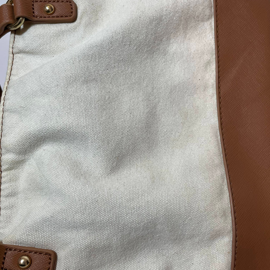 Tommy Hilfiger Cream Canvas Tote | Pre Loved |