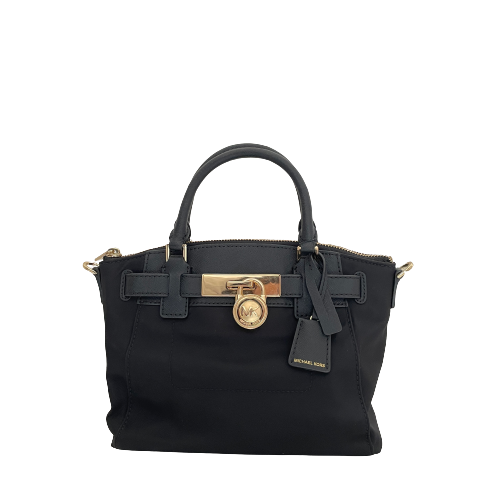 Michael Kors Black Nylon 'Hamilton' Satchel | Gently Used |