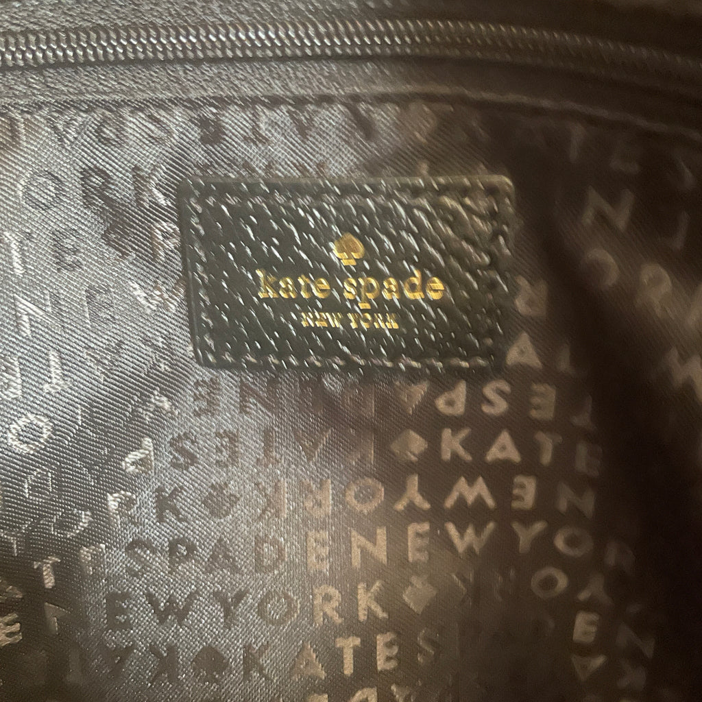 Kate Spade Black Large Leather Tote | Gently Used |