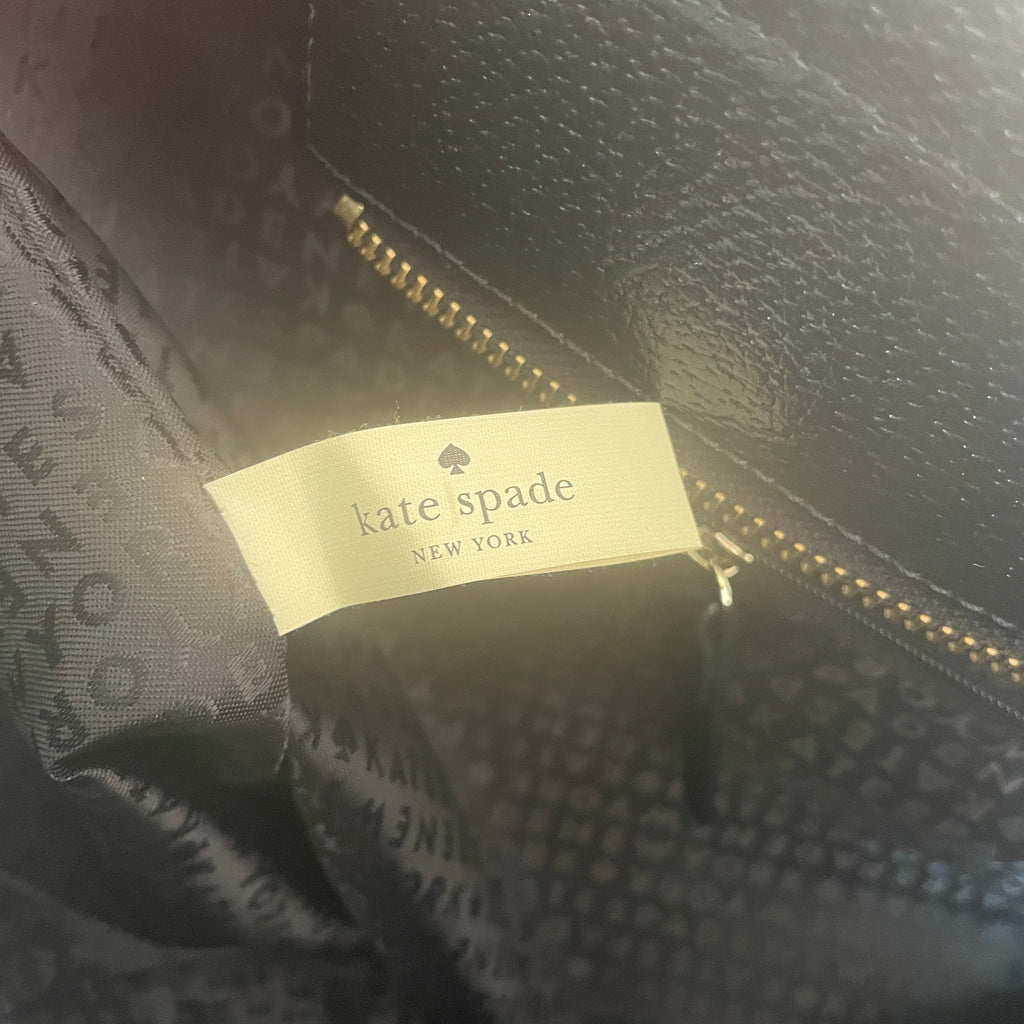 Kate Spade Black Large Leather Tote | Gently Used |