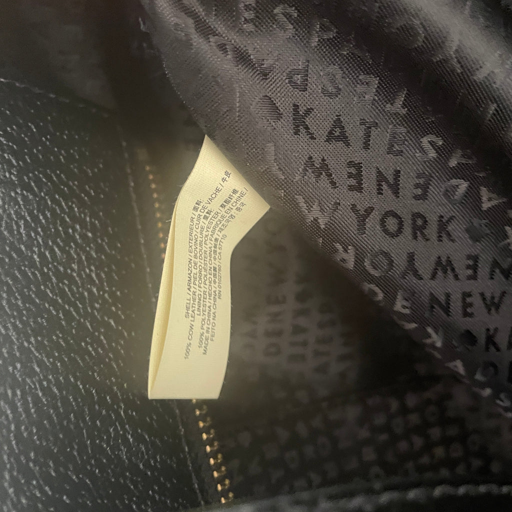 Kate Spade Black Large Leather Tote | Gently Used |