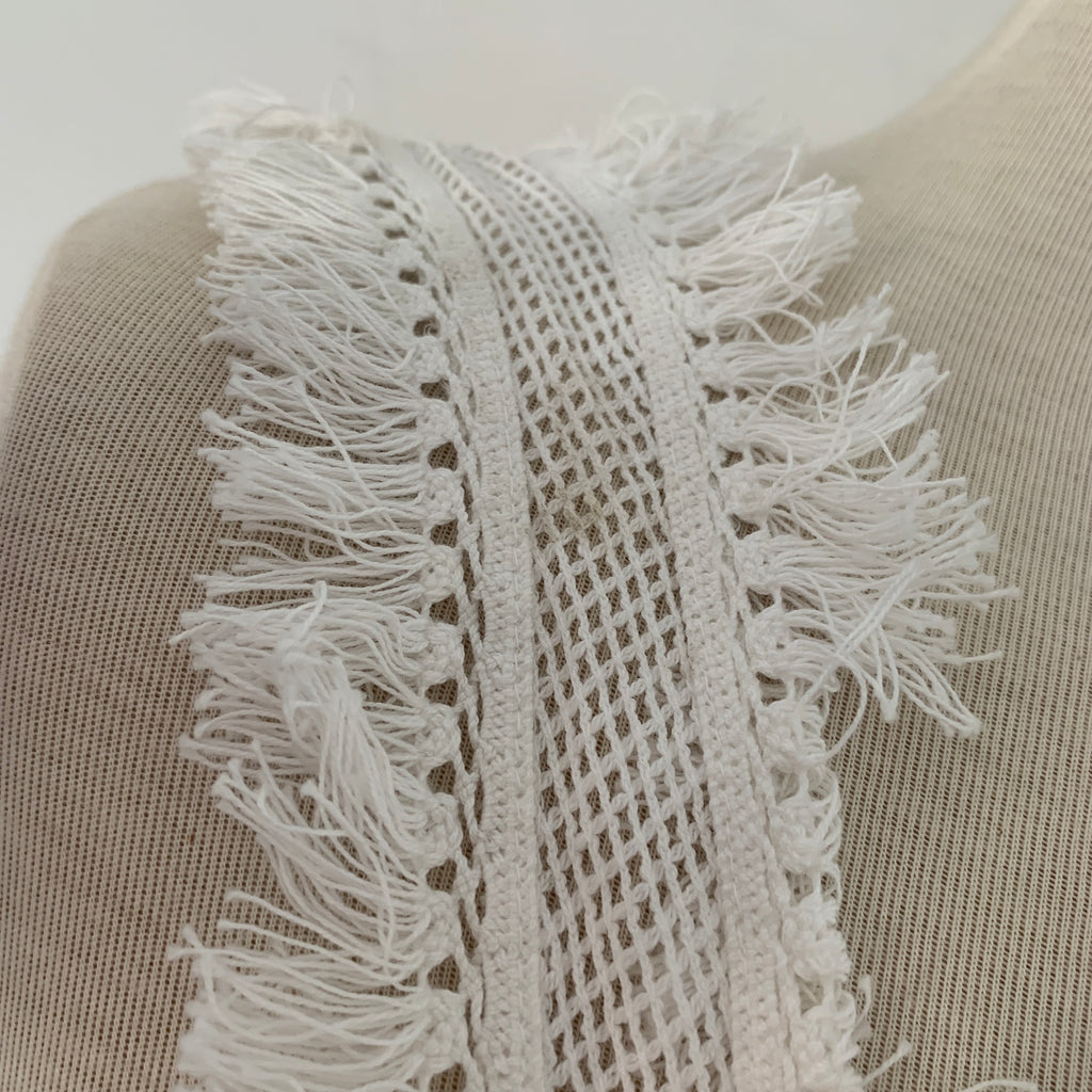 Mango White Ribbed Sleeveless Dress | Brand New |